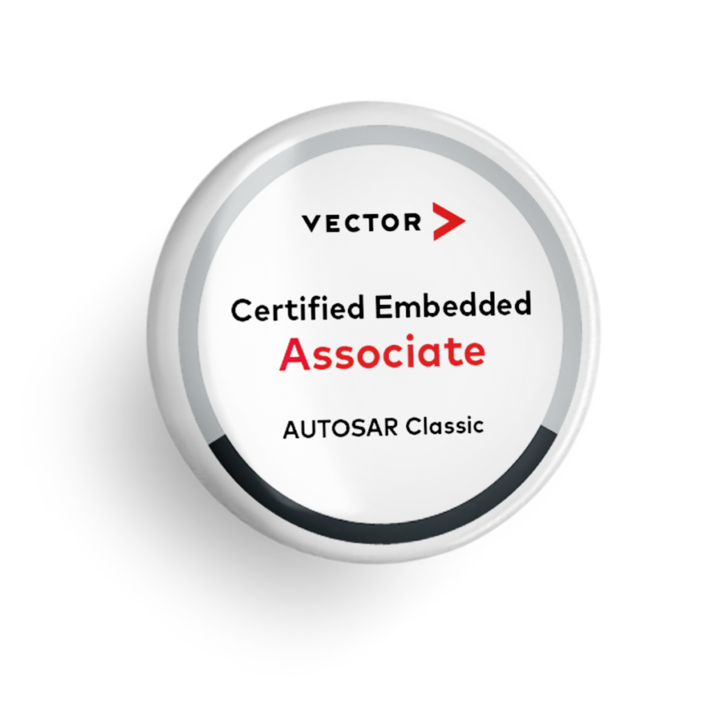 Certified Embedded Associate by Vector Informatik